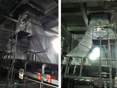 2015年自貢運機新產品開發項目“帶式輸送機（jī）定量分料係統”投（tóu）入運行