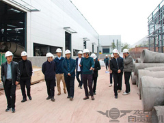 四川省經濟和信息化廳（tīng）領導一行（háng）蒞臨我司新建生（shēng）產基（jī）地項目現場參（cān）觀調（diào）研